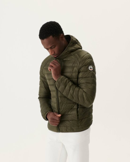 Doudoune Légère à Capuche Army Nico Jott