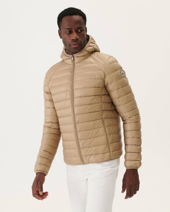 Jott Doudoune Légère à Capuche New In Beige Nico