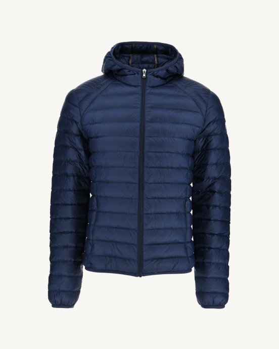 Jott Doudoune Légère à Capuche New In Bleu Abysse Nico