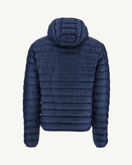 Jott Doudoune Légère à Capuche New In Bleu Abysse Nico