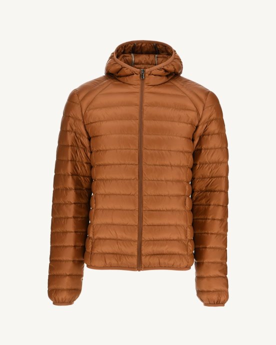 Doudoune Légère à Capuche Jott New In Caramel Nico