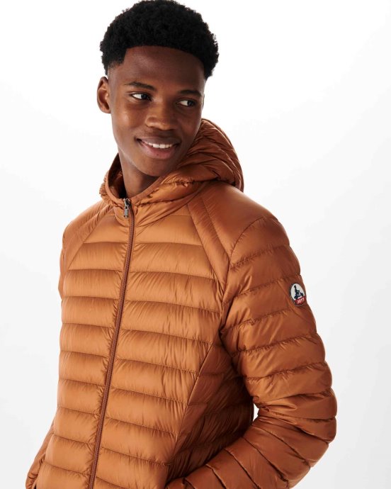Doudoune Légère à Capuche Jott New In Caramel Nico