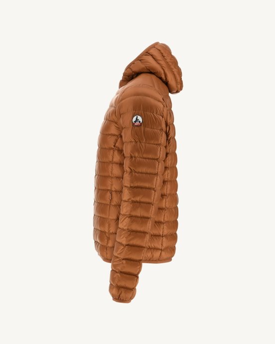Doudoune Légère à Capuche Jott New In Caramel Nico