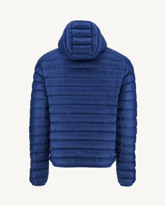 Doudoune Légère à Capuche Denim Foncé Nico Jott