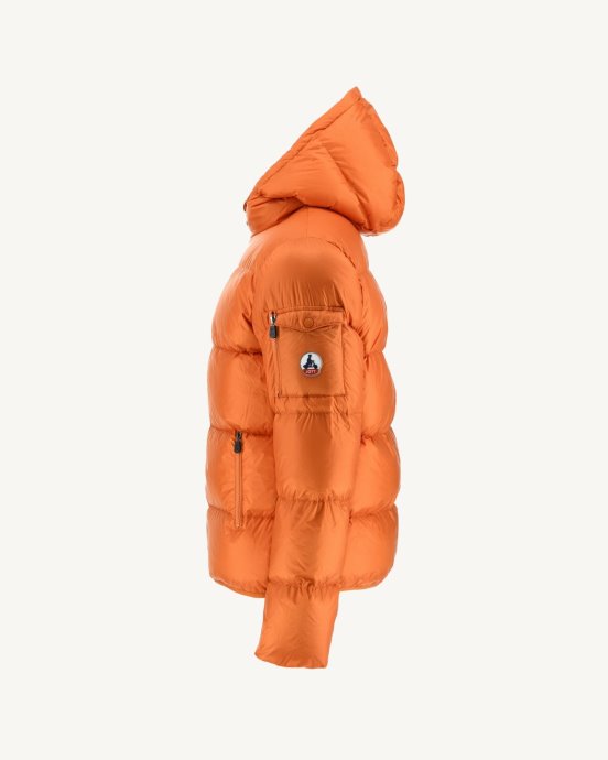 Doudoune Orange Grand Froid à Capuche Java Jott