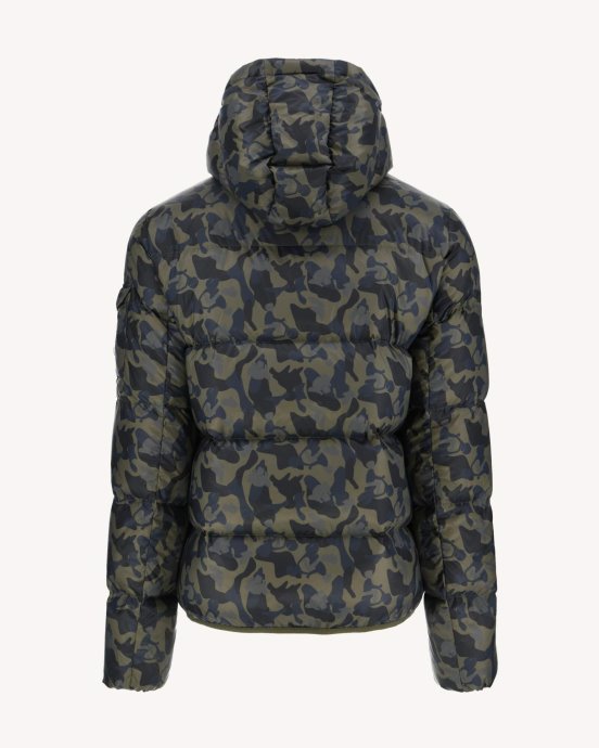 Jott New In Print Militaire Extrême Froid Doudoune à Capuche Java
