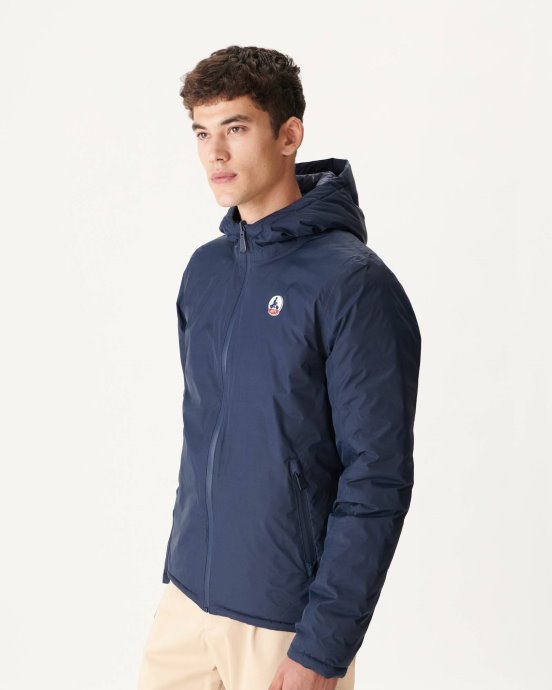 Jott New In Marine Doudoune Réversible à Capuche Bergen