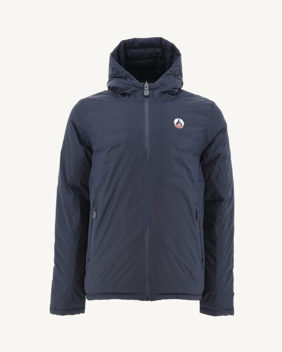 Jott New In Marine Doudoune Réversible à Capuche Bergen