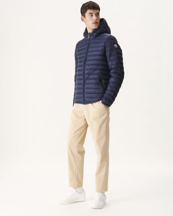 Jott New In Marine Doudoune Réversible à Capuche Bergen