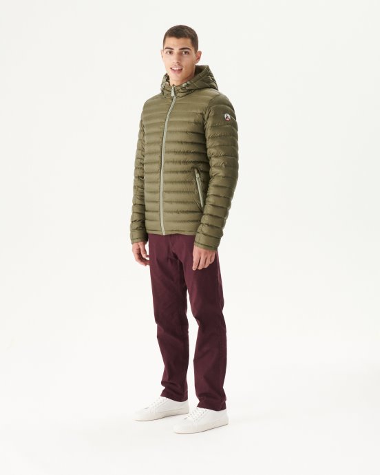 Doudoune Réversible à Capuche Sauge/army Bergen Jott