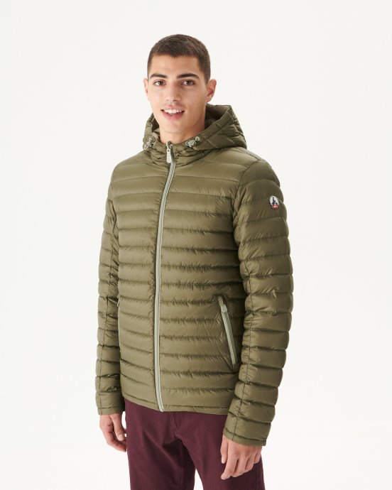 Doudoune Réversible à Capuche Sauge/army Bergen Jott