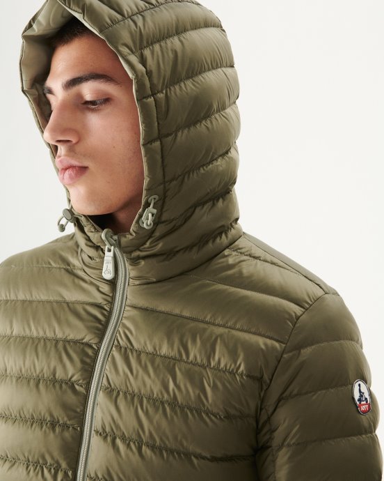 Doudoune Réversible à Capuche Sauge/army Bergen Jott