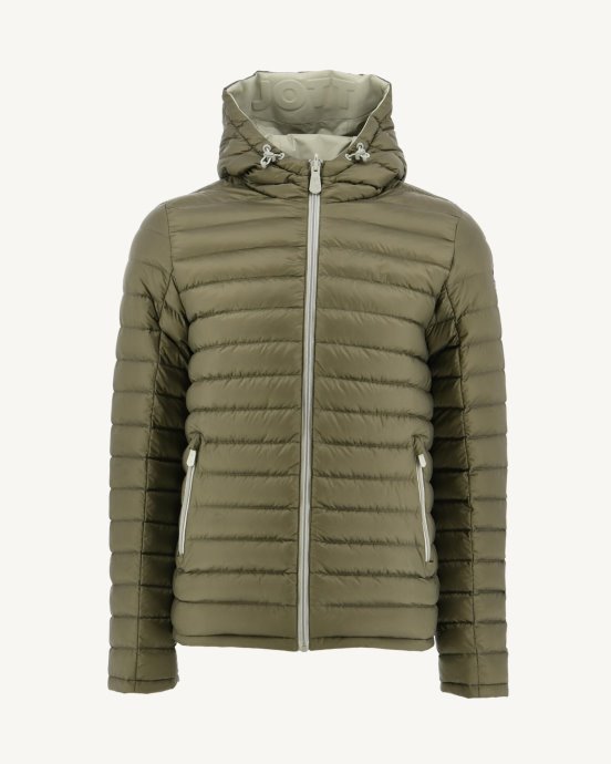 Doudoune Réversible à Capuche Sauge/army Bergen Jott