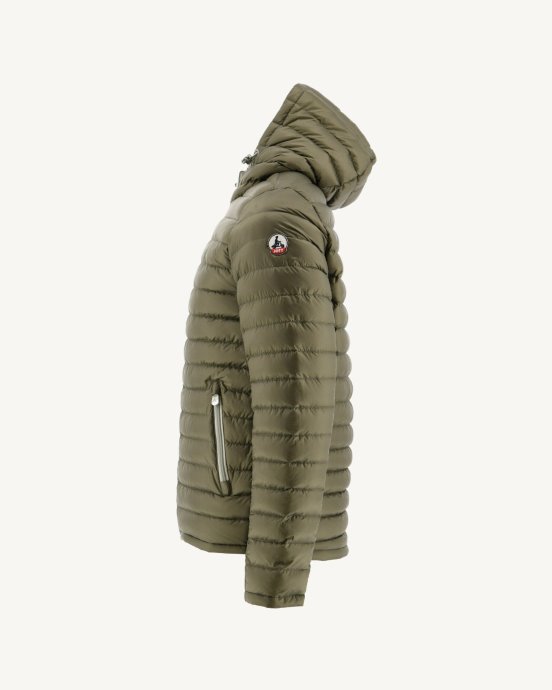 Doudoune Réversible à Capuche Sauge/army Bergen Jott