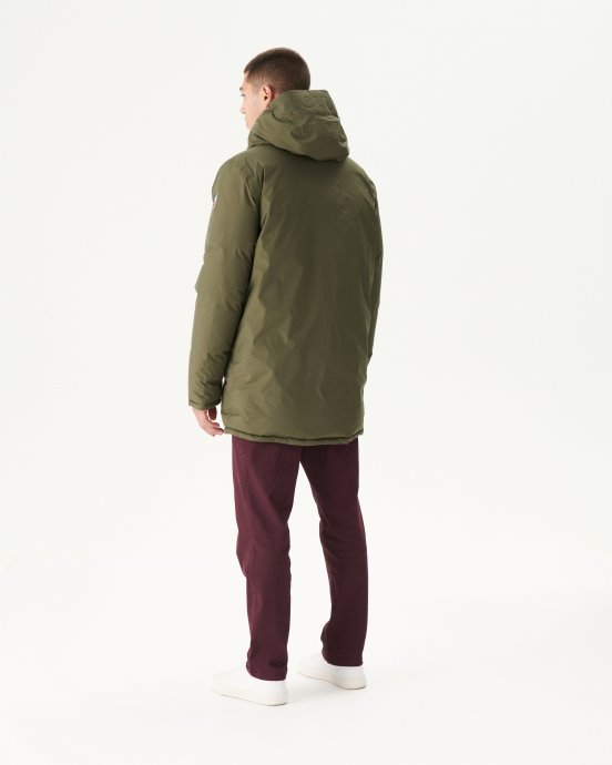 Doudoune à Capuche Réversible Jott New In Army/beige Toronto