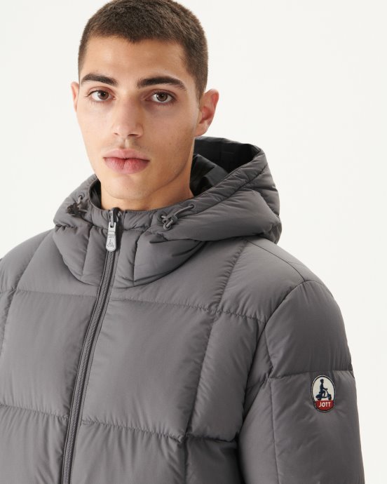 Doudoune à Capuche Réversible Jott New In Noir/anthracite Extreme Cold Toronto