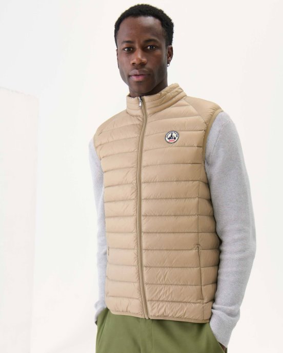 Doudoune Sans Manches Beige Tom Jott Nouveautés
