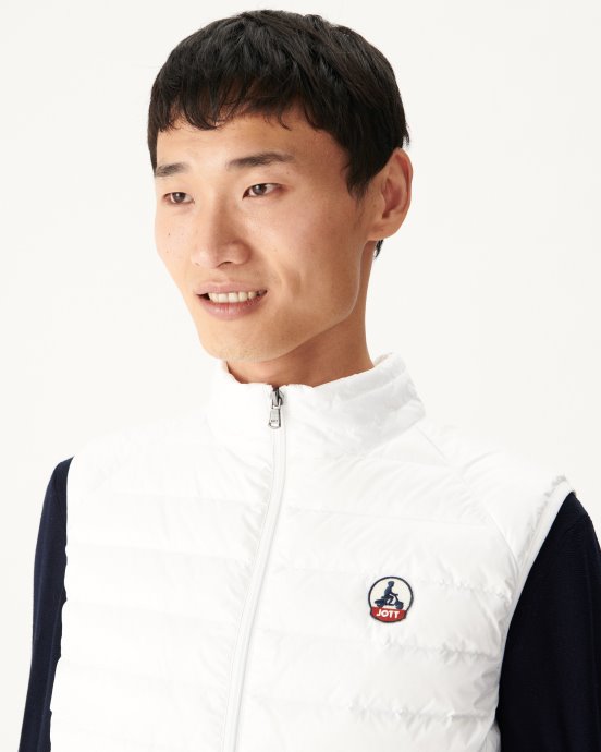Jott Doudoune Sans Manches New In Blanc Tom