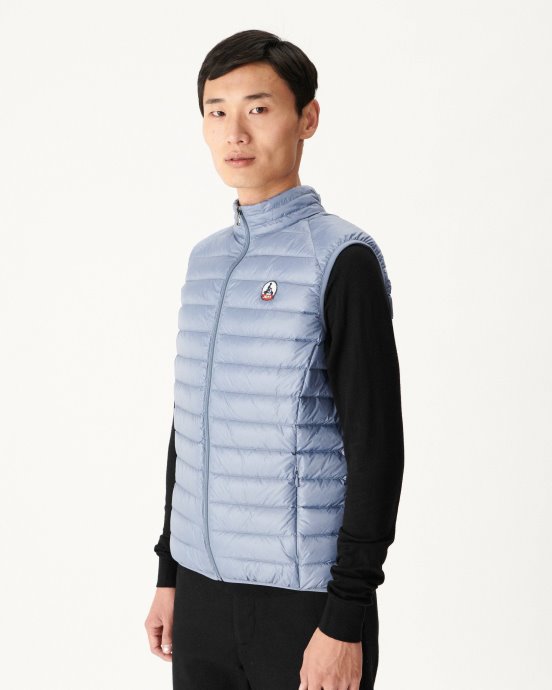 Jott Doudoune Sans Manches New In Bleu Delave Tom