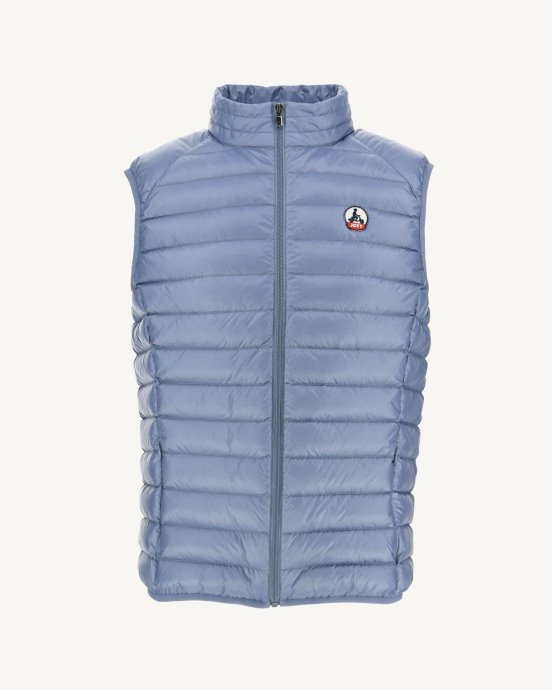 Jott Doudoune Sans Manches New In Bleu Delave Tom