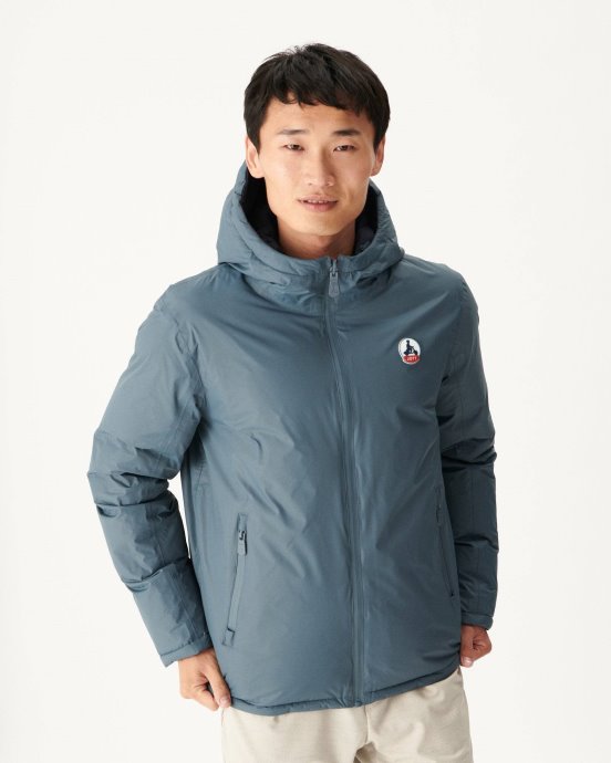 Doudoune Réversible à Capuche Grand Froid Bleu/marine Aspen Jott