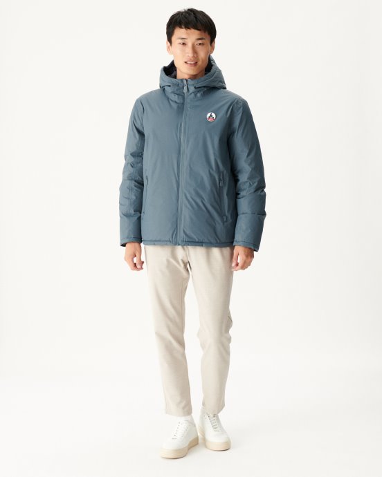 Doudoune Réversible à Capuche Grand Froid Bleu/marine Aspen Jott