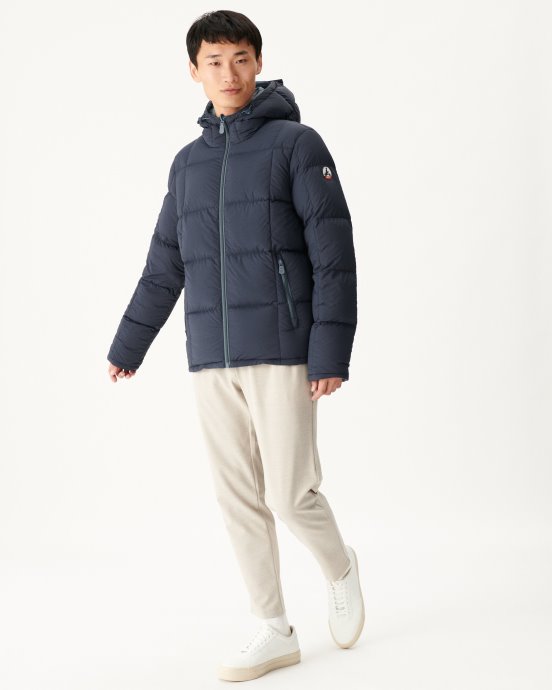 Doudoune Réversible à Capuche Grand Froid Bleu/marine Aspen Jott