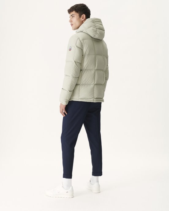Jott New In Army/sauge Doudoune Réversible à Capuche Froid Extrême Veste Aspen