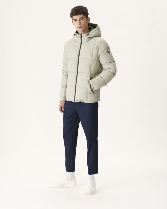 Jott New In Army/sauge Doudoune Réversible à Capuche Froid Extrême Veste Aspen
