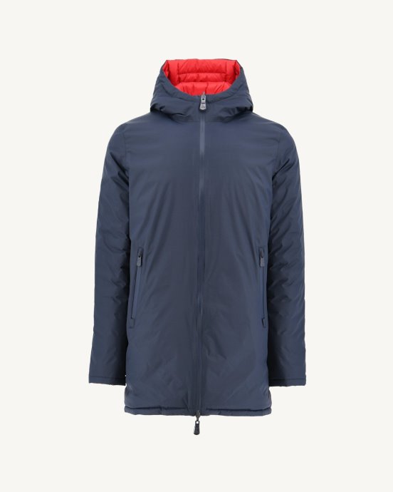 Doudoune Légère Réversible Marine/rouge Amsterdam Jott Nouveauté