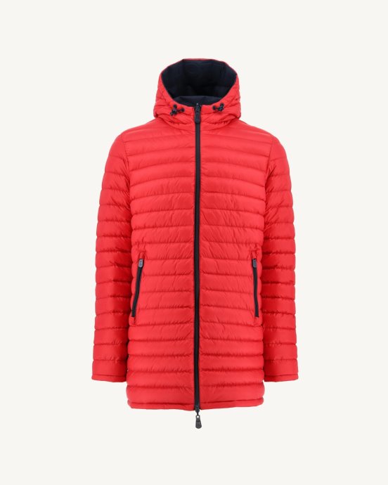 Doudoune Légère Réversible Marine/rouge Amsterdam Jott Nouveauté