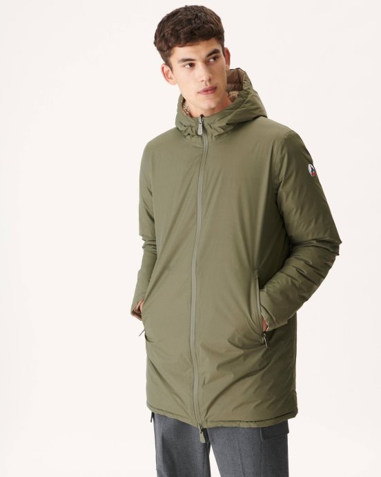 Doudoune Légère Réversible Armée/beige Amsterdam Jott