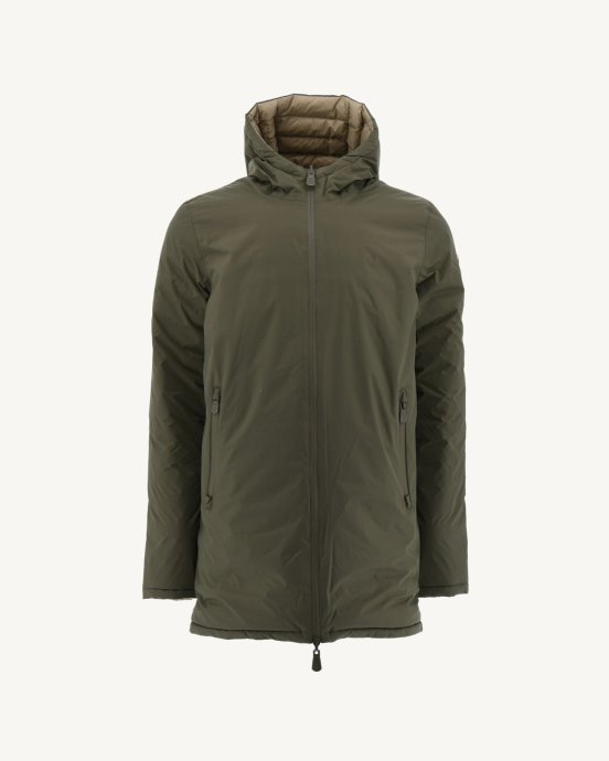 Doudoune Légère Réversible Armée/beige Amsterdam Jott