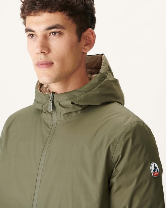 Doudoune Légère Réversible Armée/beige Amsterdam Jott