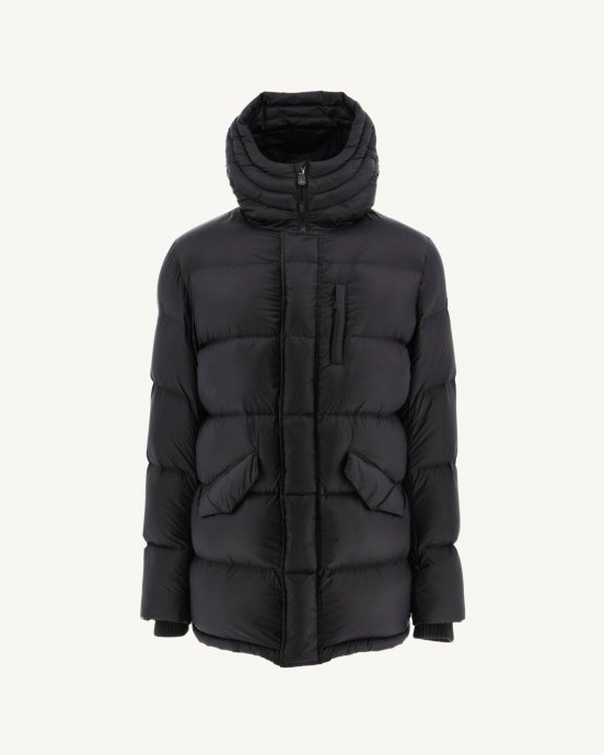 Doudoune à Capuche Grand Froid Noir Dakhla Jott