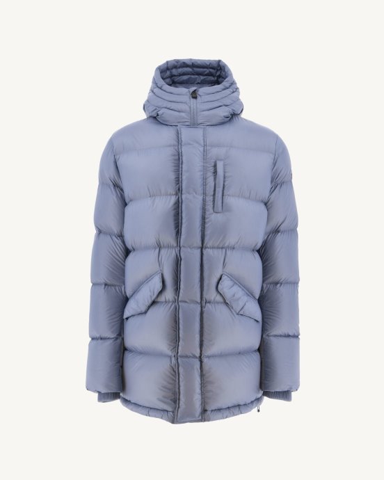 Doudoune à Capuche Grand Froid Bleu Delave Dakhla Jott