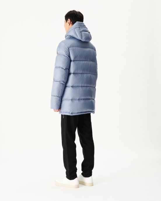 Doudoune à Capuche Grand Froid Bleu Delave Dakhla Jott