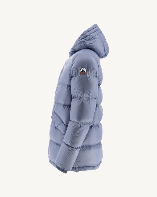 Doudoune à Capuche Grand Froid Bleu Delave Dakhla Jott