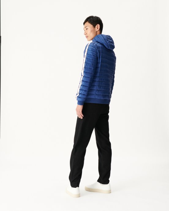 Doudoune à Capuche En Denim Foncé Colin Jott