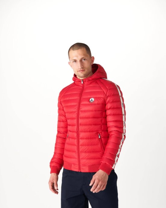 Jott New In Rouge Doudoune à Capuche Colin