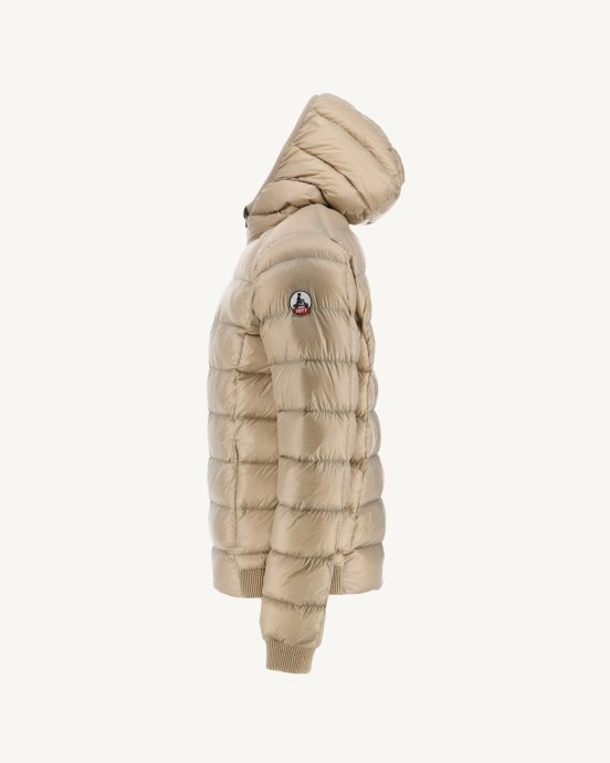 Doudoune Beige Grand Froid à Capuche Nat Jott