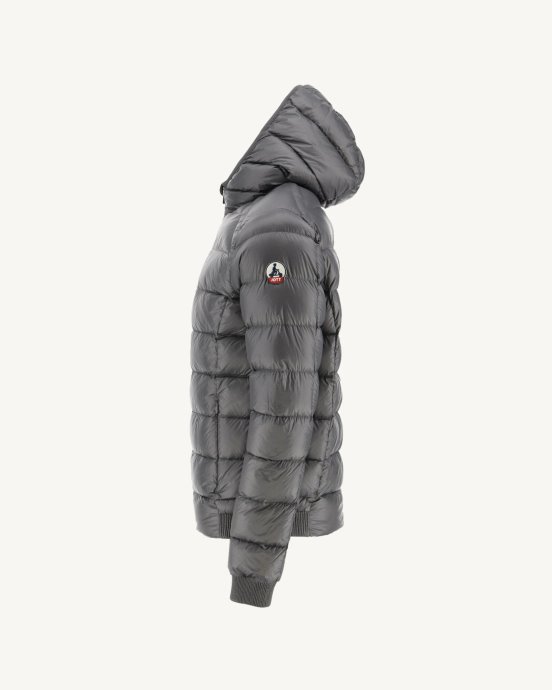 Doudoune à Capuche Jott New In Anthracite Grand Froid Nat