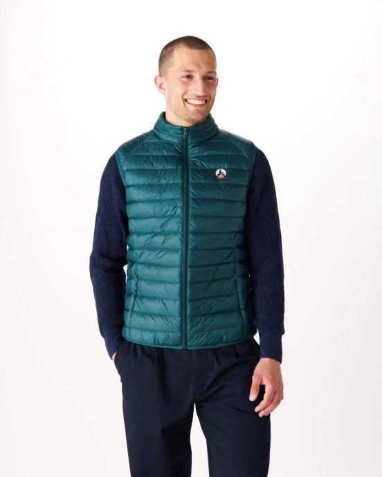 Jott Doudoune Sans Manche New In Vert Fonce Tom