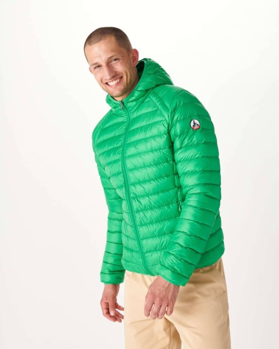 Doudoune Légère à Capuche Jott New In Vert Nico