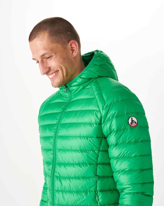 Doudoune Légère à Capuche Jott New In Vert Nico