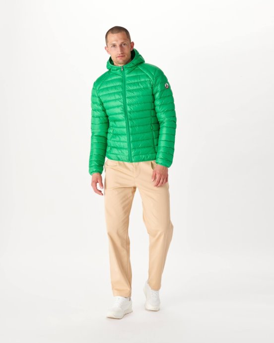Doudoune Légère à Capuche Jott New In Vert Nico