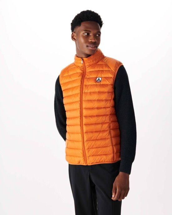 Doudoune Sans Manches New In Jott Orange Tom