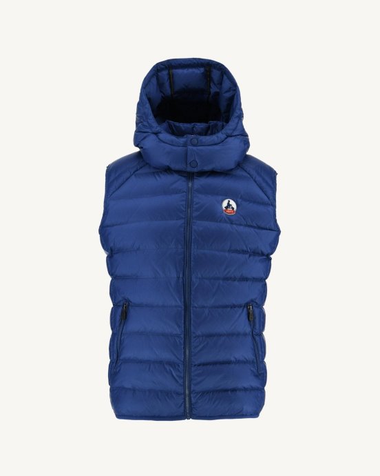 Doudoune Sans Manches Jott New In Dark Denim Extreme Cold Argent