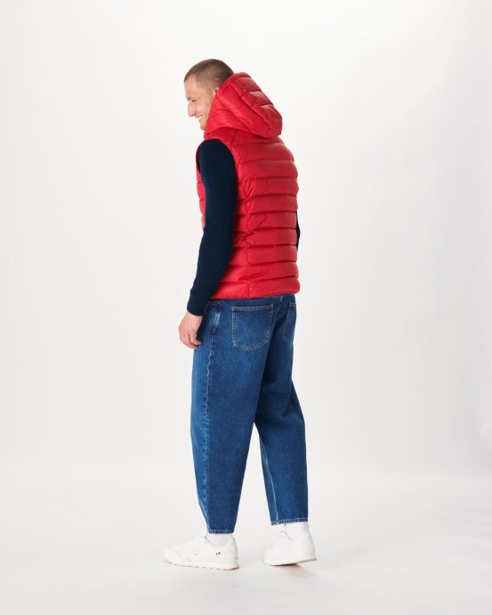 Doudoune Sans Manches Jott New In Rouge Extreme Cold Argent