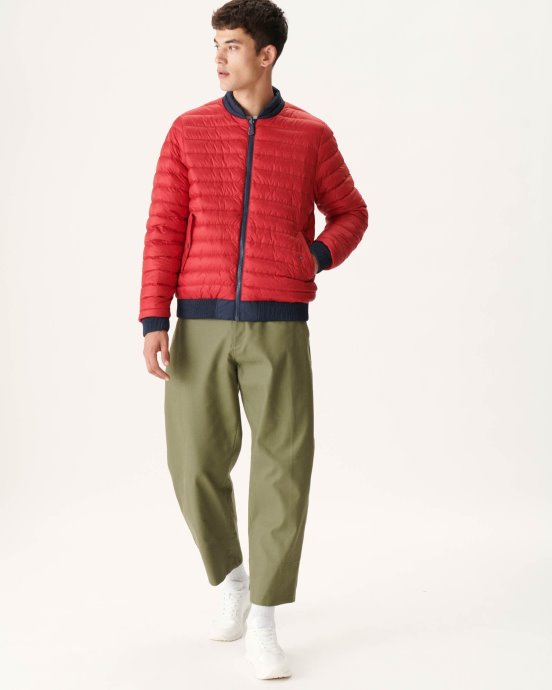 Doudoune Réversible Jott New In Marine/rouge Bombay